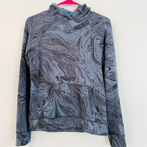 ATHLETA Girl In Your Element Hoodie
Sweatshirt Sumi Marble Blue Large 12